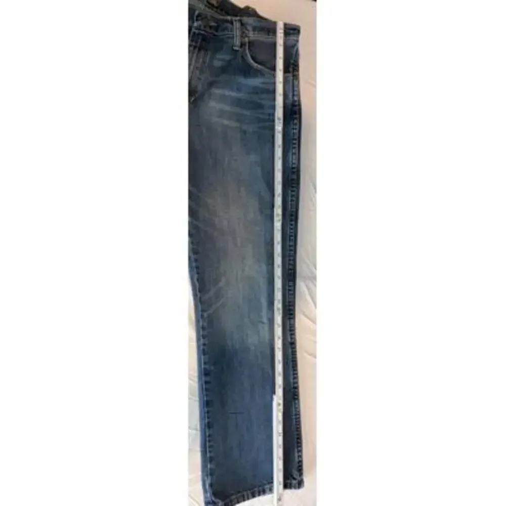 Wrangler Vintage Faded Denim Jeans Relaxed Fit Waist 34 x Length 32‎ Cotton